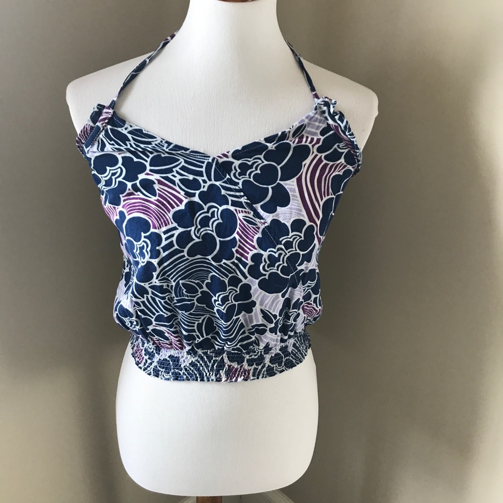 Roxy flowered halter - adorable